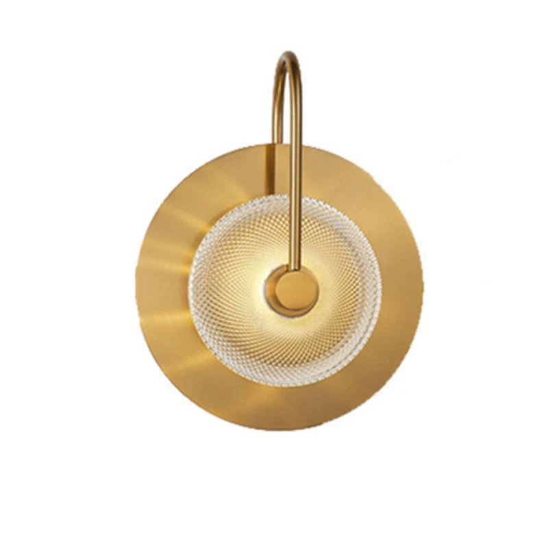 

Light Luxury Postmodern Minimalist Living Room Background Wall Lamp Nordic Creative Corridor Aisle Bedroom Bedside Wall Lamp