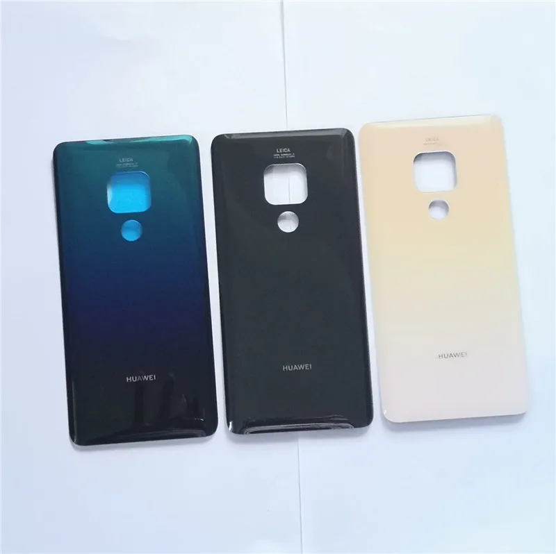 Mate 20 корпус для huawei mate 20 задняя крышка Стекло запасные части батарея Дверь реальный с клеем