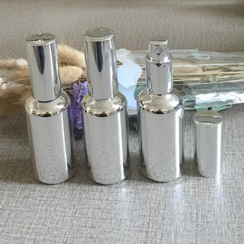 

88pcs 50ml high temperature silver plated refillable empty atomiser spray bottle,glass perfume bottle,containe subpackage jar
