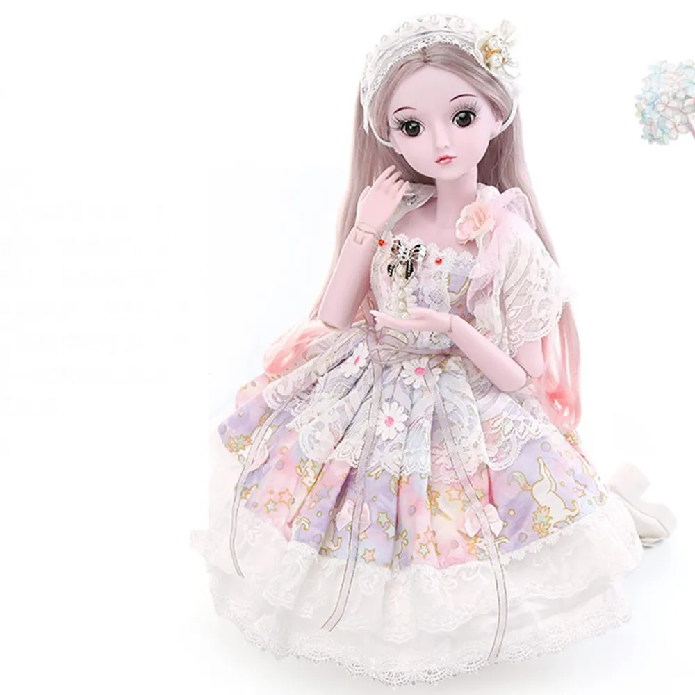 1/3 BJD кукла 60 см/23,6 ''Высота 19 шарнирные куклы(парик+ обувь+ одежда+ волосы+ глаза+ макияж) Коллекция игрушек полный набор