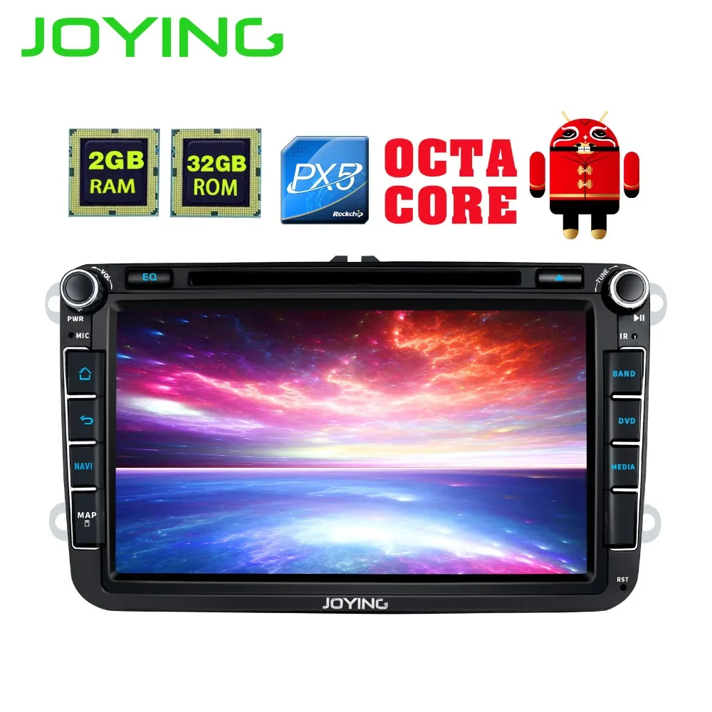 

JOYING 7"Octa Core 2GB Ram Android 8.1 single din Car Radio Audio Stereo video FM player universal GPS Navigation with free OBD