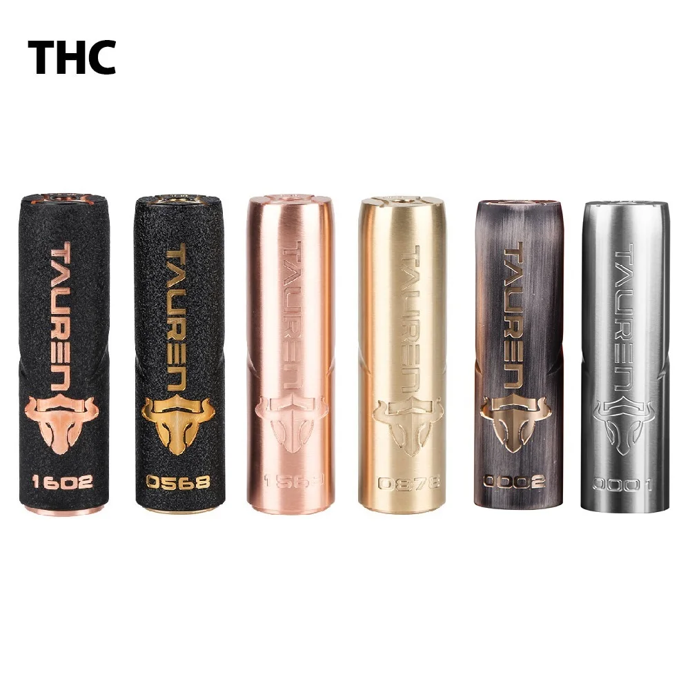 Billig Original THC Tauren Max Mech MOD 24mm Durchmesser Wasserdicht Stoßfest Staubdicht KEINE 18650 Batterie Vape Verdampfer VS THC Tauren Mod