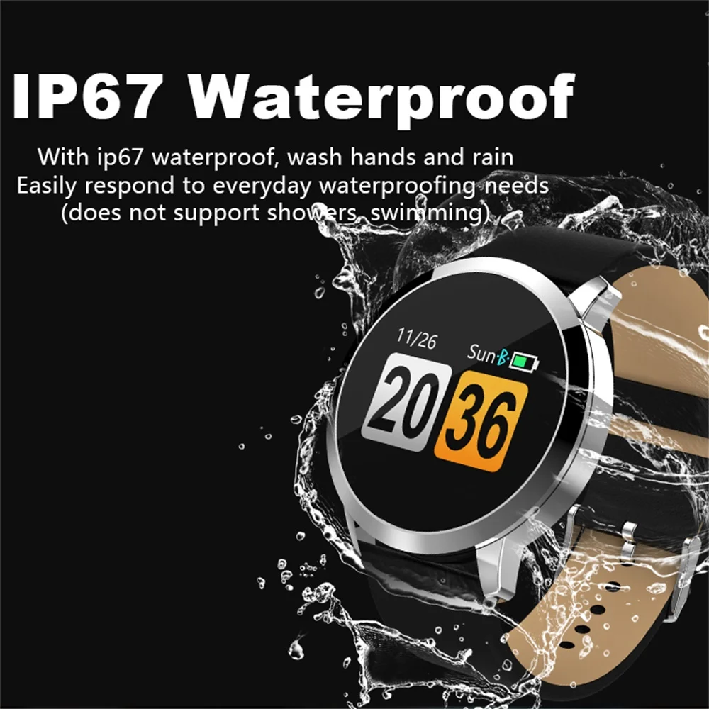 696 Q8 мужские смарт часы для мужчин фитнес трекер сердечного ритма IP67