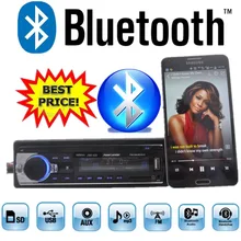 Новый 12 В тюнер Автомобилей Стерео bluetooth FM получать Радио MP3 Аудио плеер USB SD MMC Порт Автомобильный радиоприемник bluetooth тюнер В Тире 1 DIN