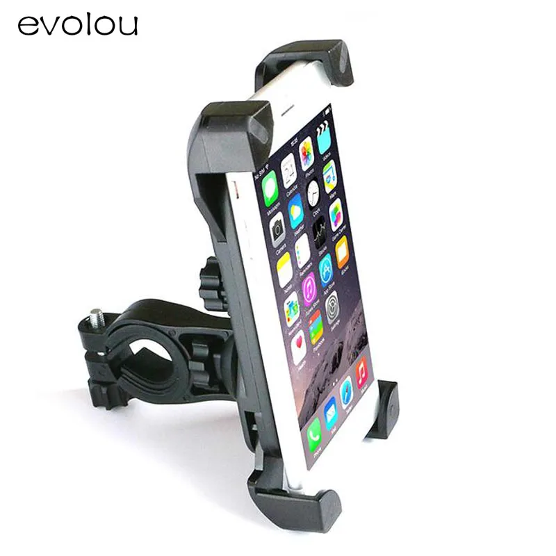 Universal Handlebar Bike Phone Holder Anti-Slip Mobile Stand for Iphone X 8 7 SE GPS Mount Bracket Bicycle Holder for XIAOMI HTC