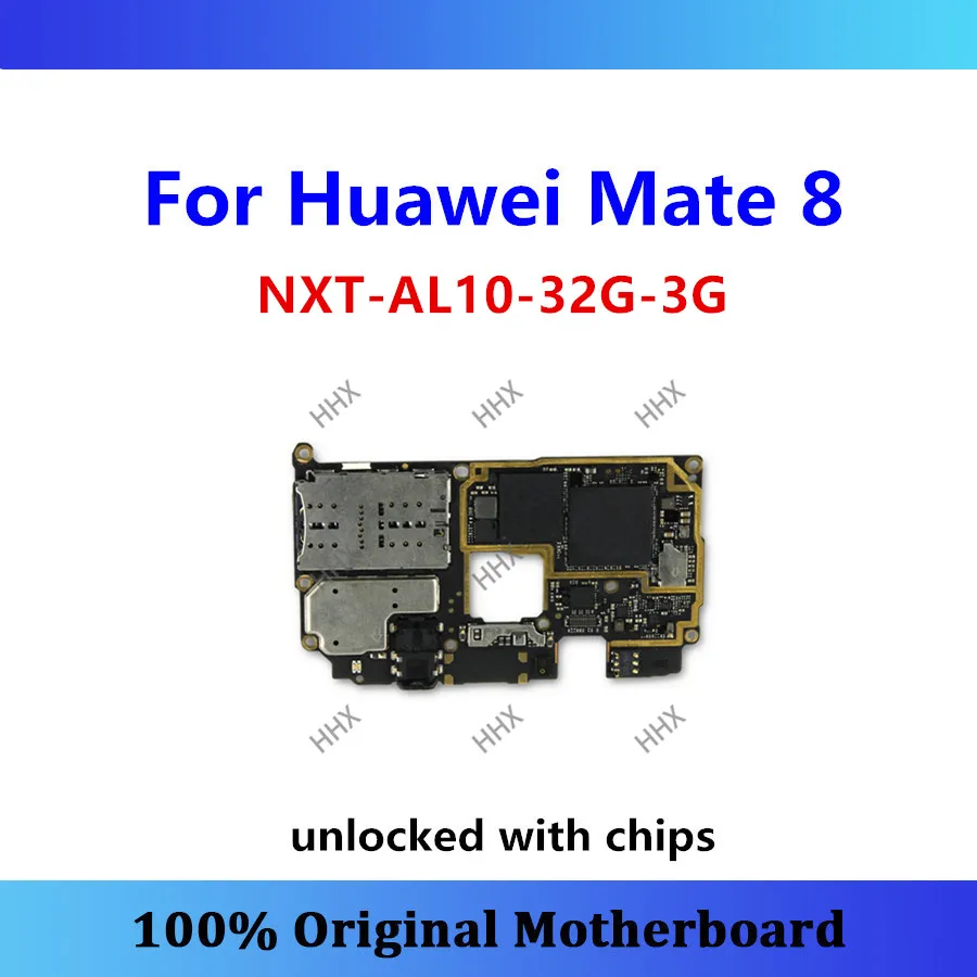 

Original for Huawei Ascend Mate 8 motherboard NXT-AL10-32G-3G unlocked with chip mainboard for huawei Mate 8 card/fee mate 8 MB