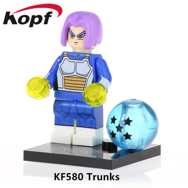 

KF580 Building Blocks Dragon Ball Z Figures Ephesians Trunks Android 13 Son Goku Action Learning Bricks For Children Gift Toys