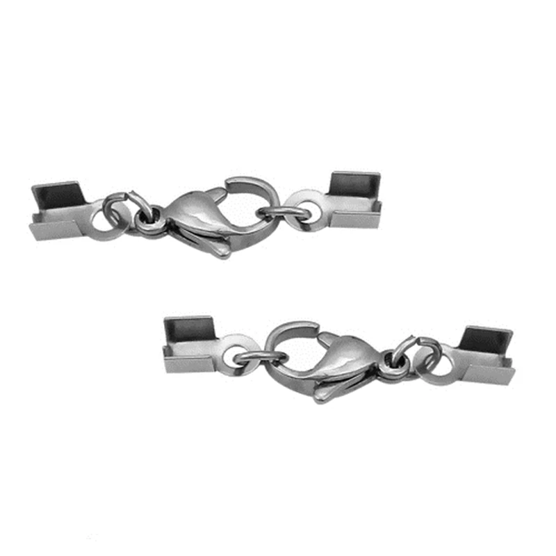 DoreenBeads الفولاذ المقاوم للصدأ الحبل تجعيد نهاية قبعات للمجوهرات قلادة سوار مستطيل الفضة لهجة مع مشبك قفل ، 10 قطعة DoreenBeads الفولاذ المقاوم للصدأ الحبل تجعيد نهاية قبعات للمجوهرات قلادة سوار مستطيل الفضة لهجة مع مشبك قفل ، 10 قطعة