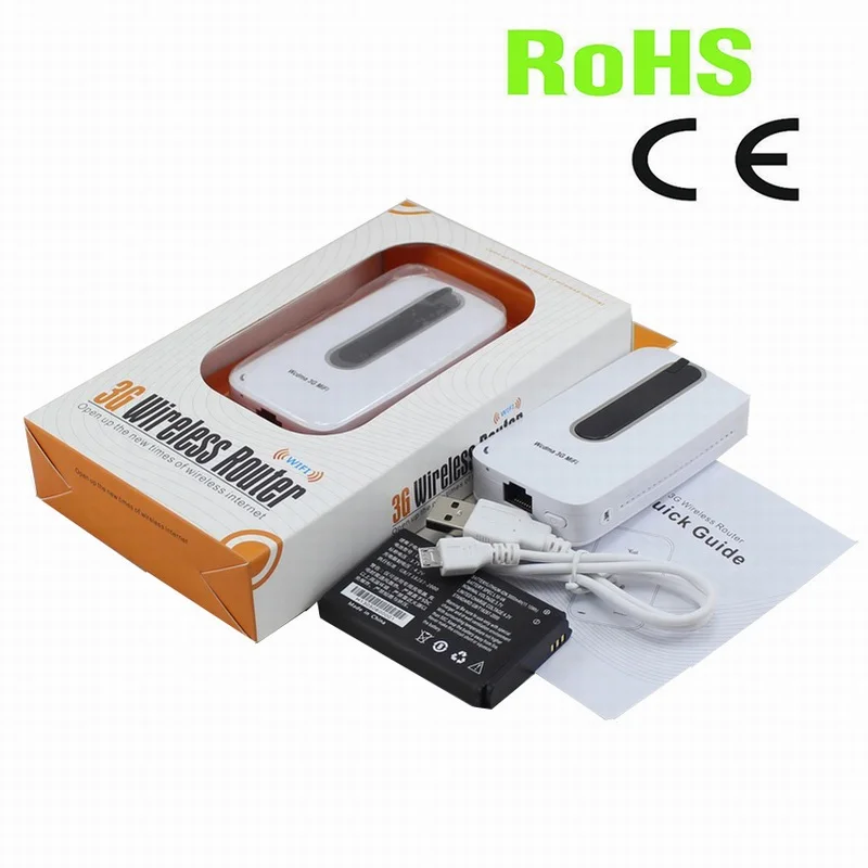 

free shipping! 3000mAh Power Bank Portable WIFI Hotspot 3G MIFI router with sim card slot and Ethernet RJ45 port