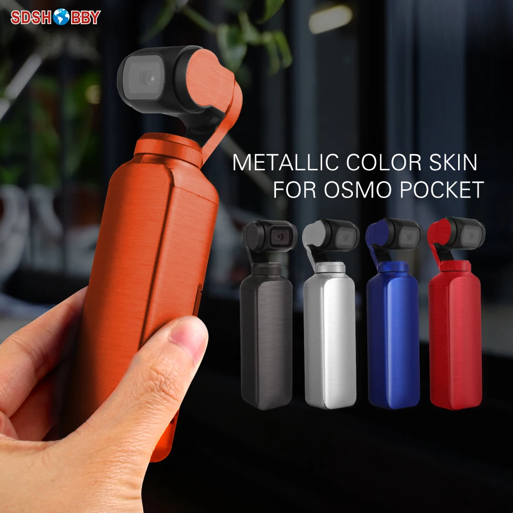 Sunnylife защитная пленка металлические цветные наклейки для DJI OSMO Карманный ручной карданный аксессуар для камеры