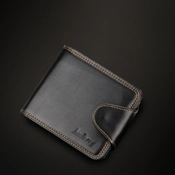 

Business Wallets Casual PU Leather Money Bag New Fashion Men's Wallet Short Hasp Coin Packet Card Purse Man Clutch ID Holder