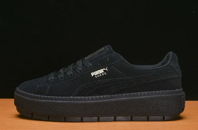 puma fenty suede black