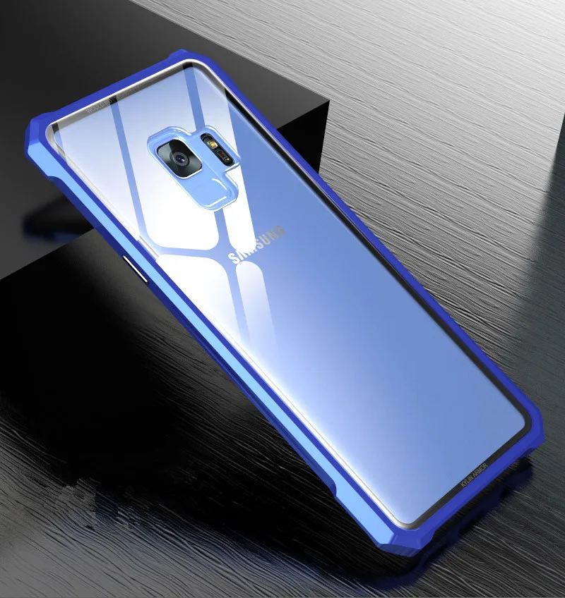 Для samsung Galaxy S9/S9 Плюс/S8/S8 Плюс/S7/S7 Edge металлический корпус Алюминий бампер +