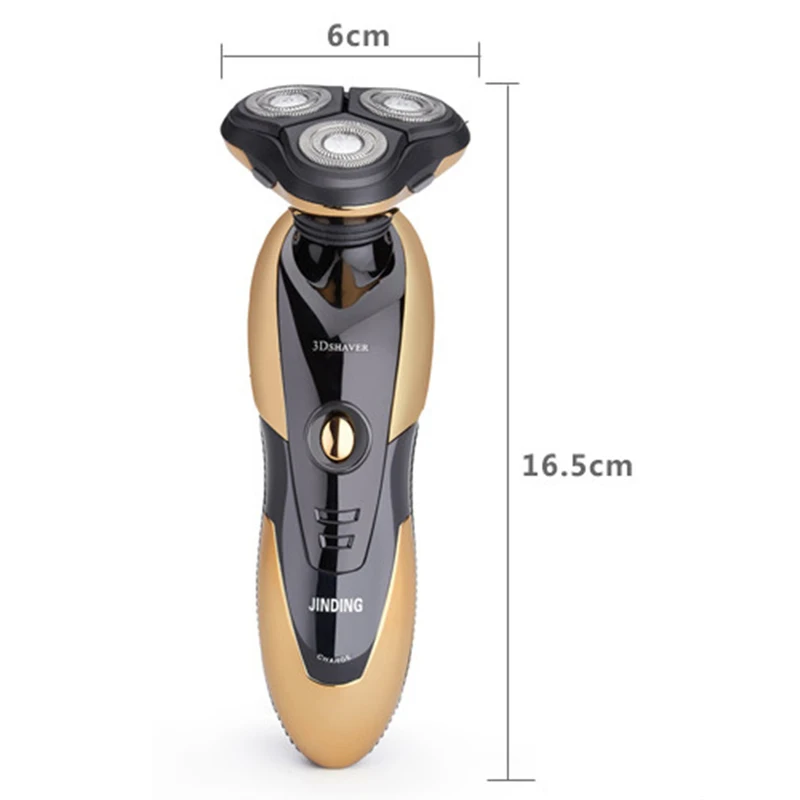 

Rechargeable Men Razor With 4 Floating Blade Waterproof Shaving Machine Male Beard Trimmer Professional Electric Shaver