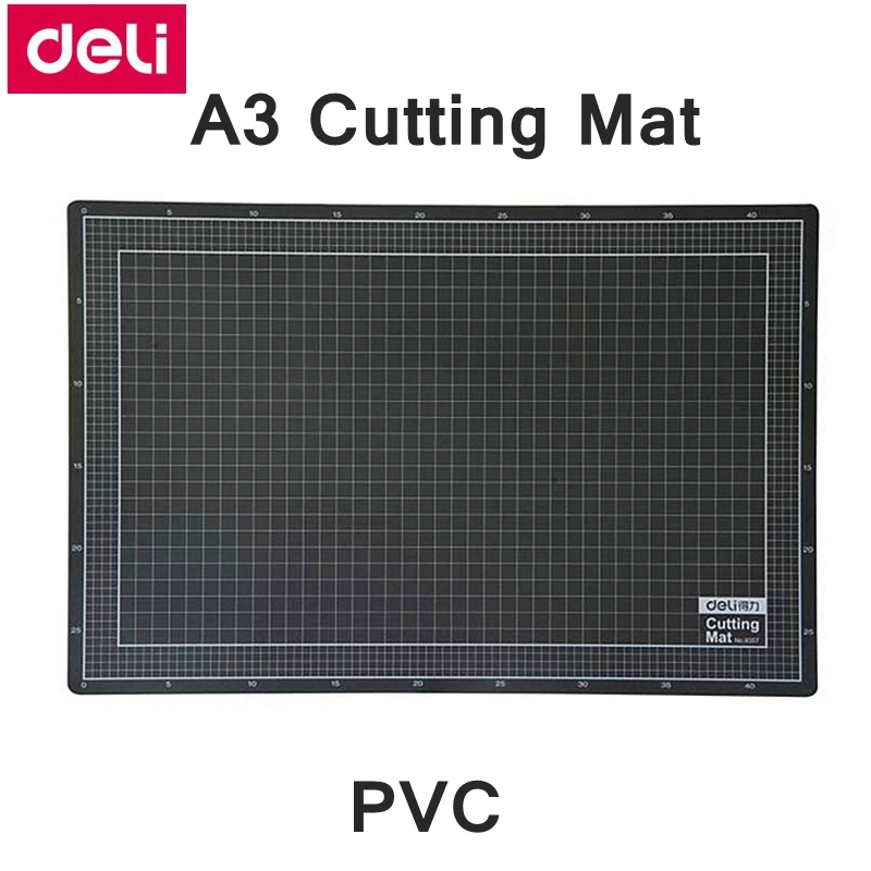 Tapete de Corte de Papel Deli Auto-cura Corte Mat Placa 300x450x2mm 9357 a3 Pvc 8 Cheap paper cut