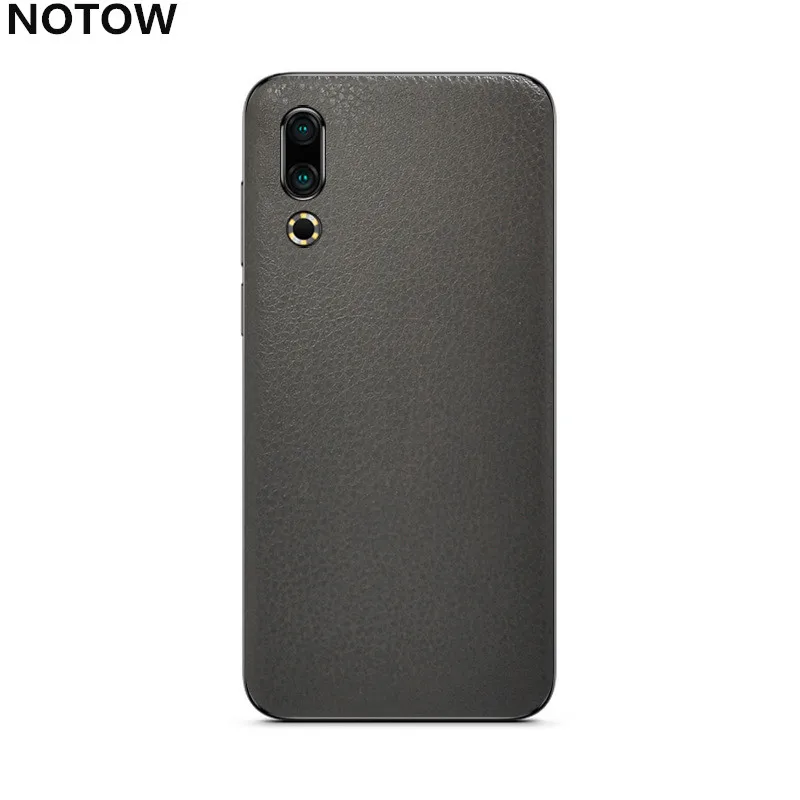 cases for meizu belt NOTOW Fashion leather PVC Sticker Wrap Skin Mobile Back Paste Protective Film case for meizu 16s/16XS/16th/16x/16thPlus Cases For Meizu