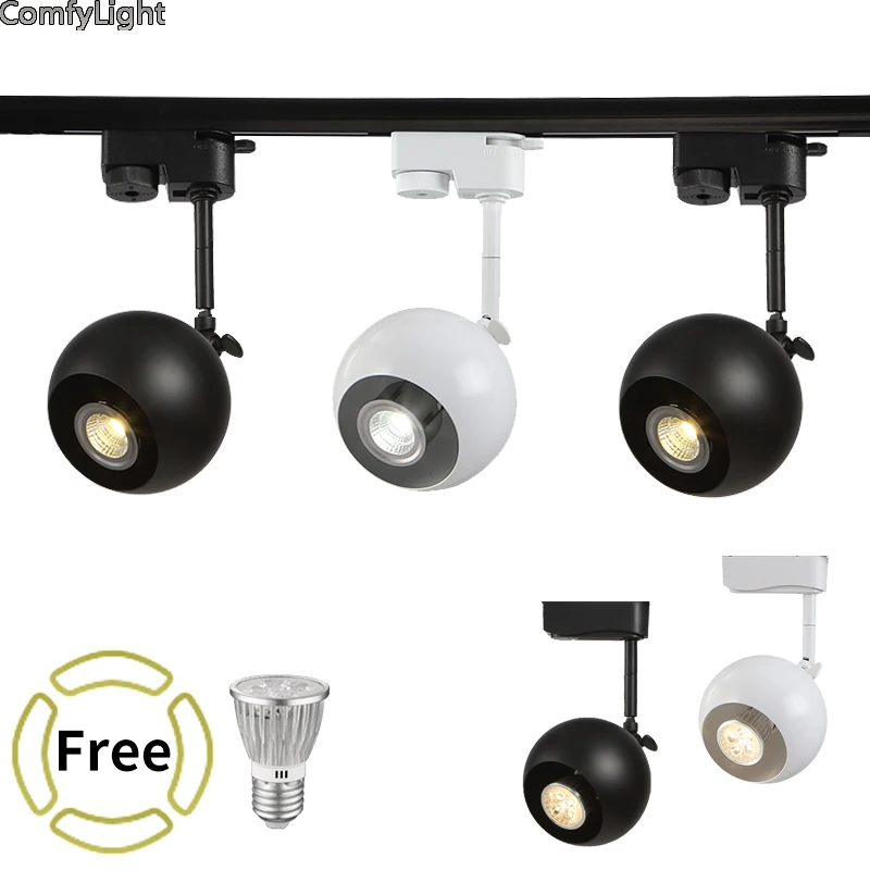 Led Track Light Adjustable rail light spotlight for Mall Exhibition