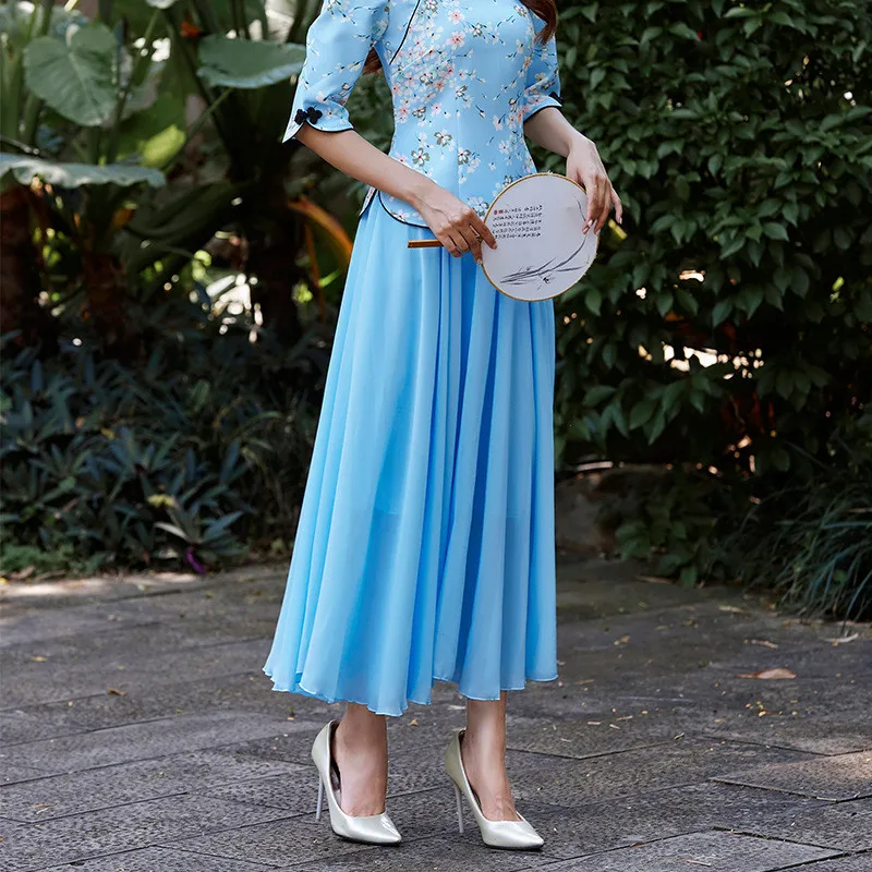 Однотонные винтажные Инди фолк Faldas Mujer Moda БРЕНД Новинка 2019 повседневные летние свободные элегантные Harajuku этнические модные юбки женские