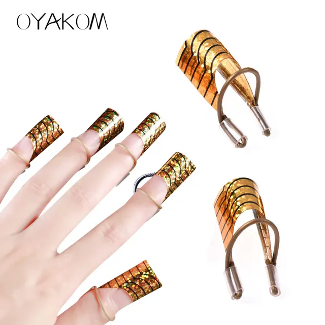 Oyakom 5pcs Set Reusable Nail Forms Gel Uv Design Extension Oyakom 5pcs Set Reusable Nail Forms Gel Uv Design Extension Guide Tips Acrylic French