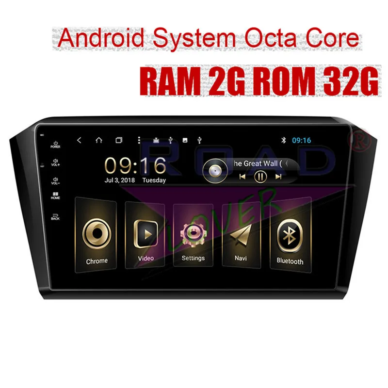 

Roadlover Android 8.1 Car Multimedia Video Player For VW Magotan 2017 Stereo GPS Navigation Automagnitol Double Din Radio NO DVD