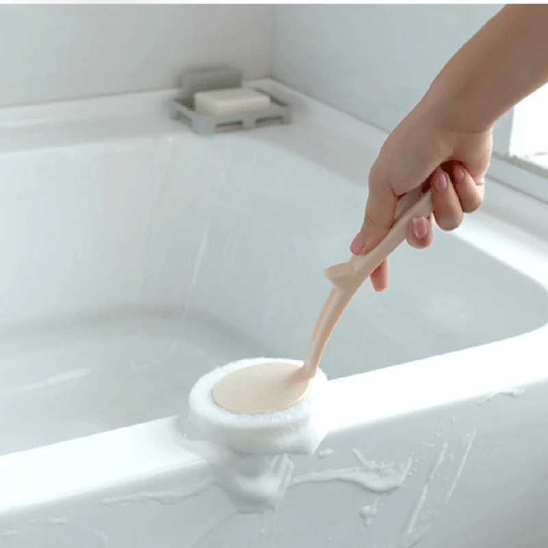 

Handheld Bathtub Cleaning Brush Toilet Sponge Brushes Floor Ceramic Tile Cleaner Bathroom Brush