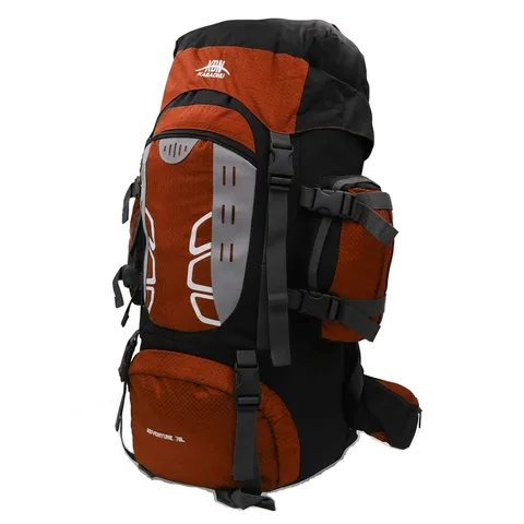 Viagem ao ar Mochila para Homens Mochila com Rai 75l Grande Caminhadas Mochila Grande Livre Montanhismo Nylon Superlight Escalada Camping