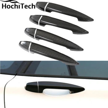 

Rear Carbon Fiber Door Handle Bar Cover sticker car accessories styling for bmw F16 X6 2015 2016 2017