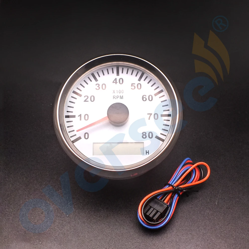 Buy Water Proof Tachometer With LCD Hour Meter with