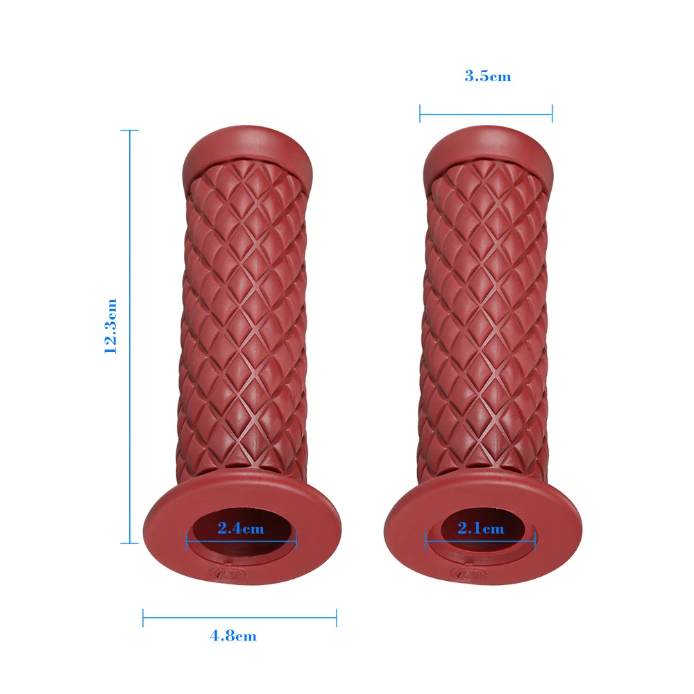 Универсальный 7/8 ''22 мм Винтаж резиновые рукоятки мотоцикла кофе мотоциклов ручки 4 цвета доступны мотоцикл frame