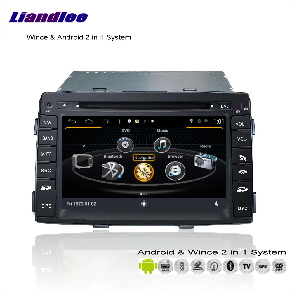 Discount Liandlee Car Android Multimedia System For KIA Sorento-R 2009~2012 - Radio CD DVD Player GPS Navigation Audio Video S160 System 3