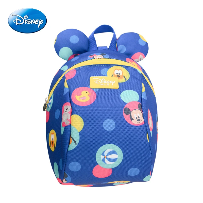 

Disney 2In1 Toddler Anti Lost Backpack 1.8M Antilost Wrist Link Kids Walking Strap Leashes Bag Mickey Minnie Schoolbag