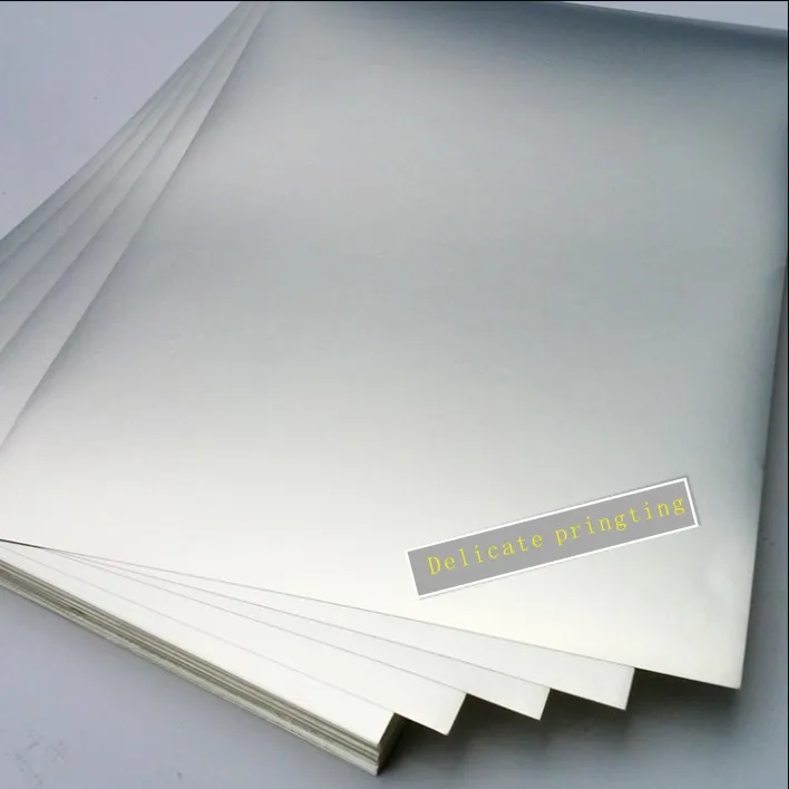 

50 PCS/lot A4 blank silver label waterproof pad pet for laser printers