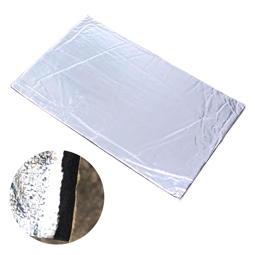 1pc 30x50cm Silver Car Sound Proofing Deadening Insulation Closed Cell