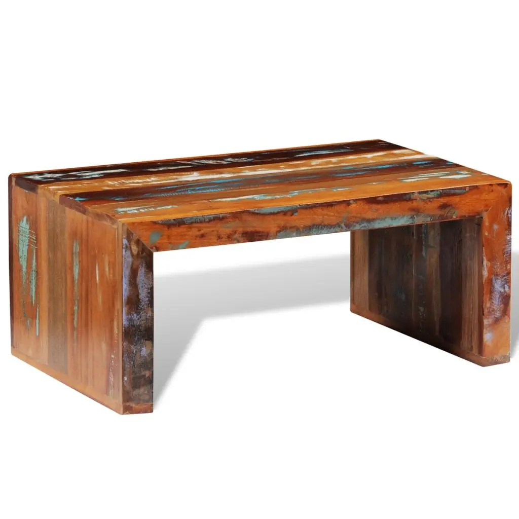 vidaXL Antique style Reclaimed Wood Coffee Tablein Coffee Tables from Furniture on Aliexpress