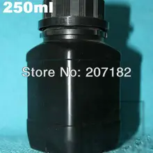 100 шт./лот) 250 мл/250 г Черный цвет квадратный бутылки hdpe, банки, порошок бутылка с Внутренняя крышка