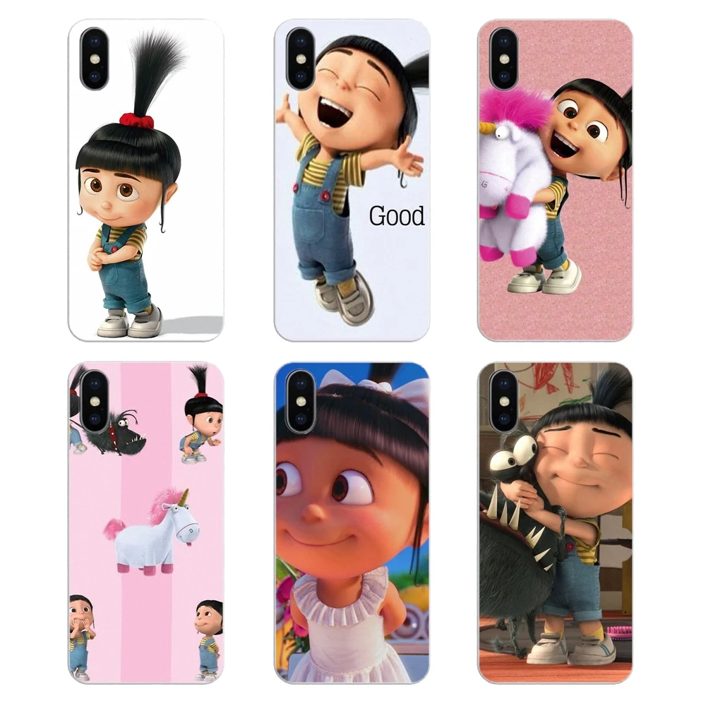 Silicone Cases Covers For Samsung Galaxy Note 8 9 S9 S10 A8 A9 Star Lite Plus A6S A9S Fluffy Unicorn Agnes Despicable Me Minions |