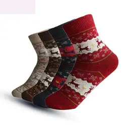 1 пара новых зимних женских носков милые Мультяшные узорные Chausettes креативные Calcetines Meias женские носки женские забавные носки Meias