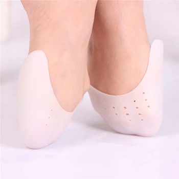

1 Pair Silicone Gel Toe Soft Ballet Pointe Dance Shoes Pads Foot Care Protector High Heels Toe Pads Gel Orthopedic Massager
