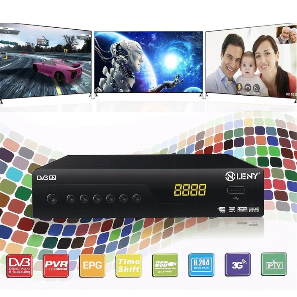 Приемник FULL Digital Sat HDTV HDMI SCART USB 1080p DVB S2 легко найти 3G Wfg|ТВ-приемник для автомобилей|