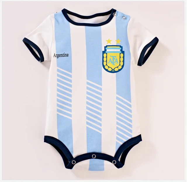The Argentina Football Team Shirt Baby Clothes Pure Cotton Movement