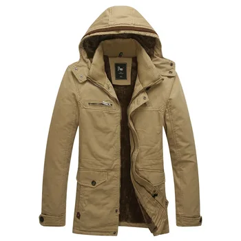 

2018 Mens Green Khaki 3 Colors Jacket New Casual Keep Warm Men Jackets Autumn Coat Mens Stand Collar Male Plus Size 4xl