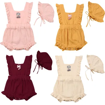 

US Cute Newborn Infant Baby Girl Romper Clothes Outfit Jumpsuit Sunsuit Clothes