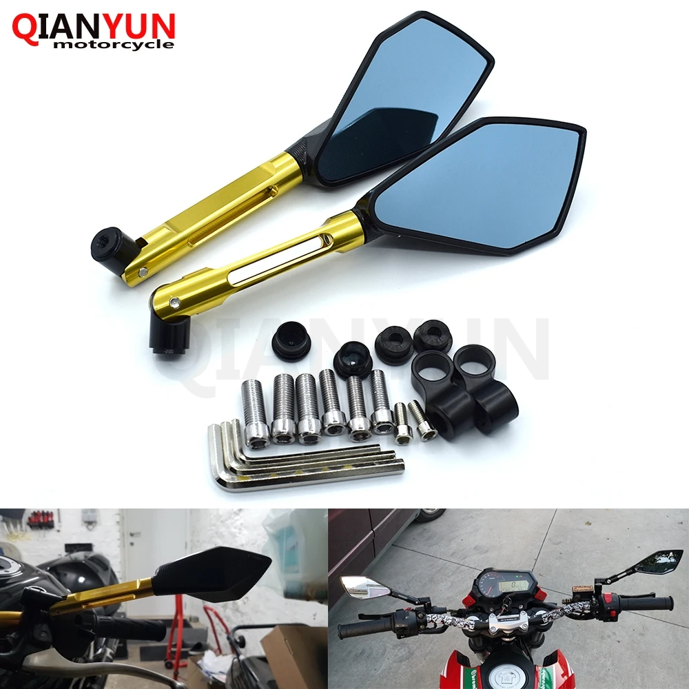 

Universal CNC motorcycle mirror motorcycle side mirror 8mm 10mm for Honda VFR800 CBR1100XX ST1300 ST1300A