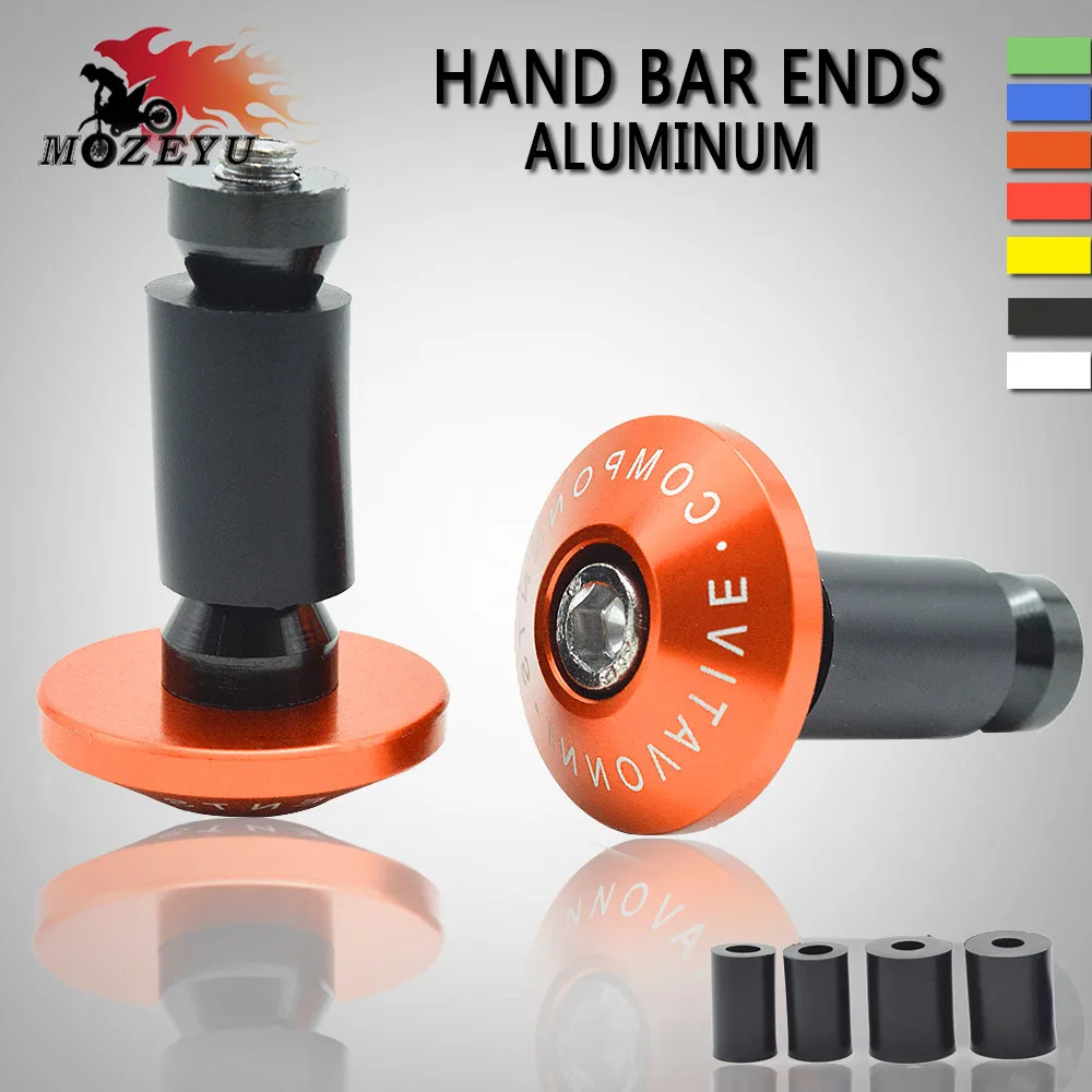 

Universal 7/8''22 CNC motorcycle handlebar cap motocross handle bar grips ends for KTM 250 exc 200 250 390 690 990 Duke RC SMC