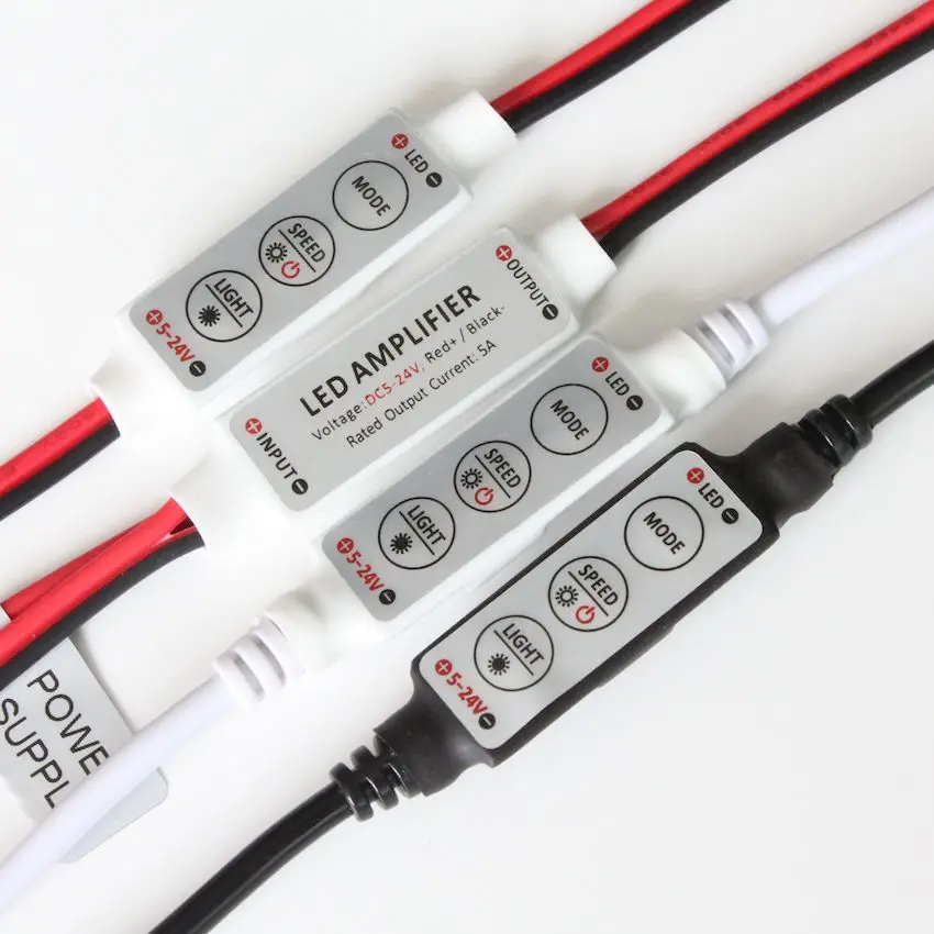 

10pcs a lot, led in line dimmer, mini, 5-24V DC