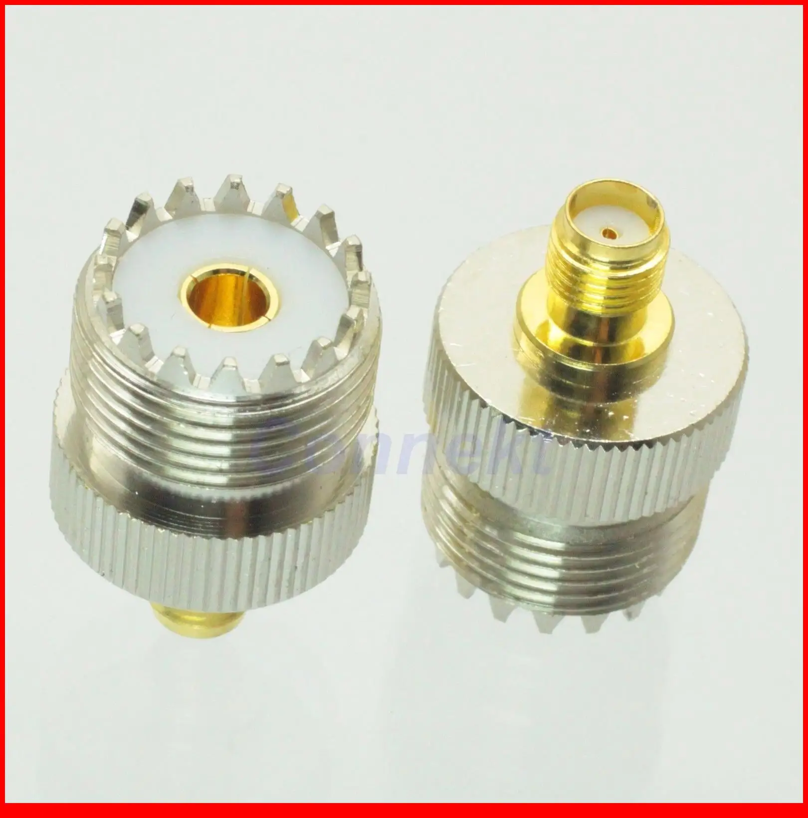 

10pcs/lot UHF female jack to SMA female jack RF coaxial adapter connector