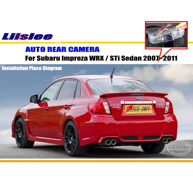 Автомобильная парковочная камера/светильник номерного знака камера заднего вида для Subaru Impreza WRX STi Sedan 2007 2008 2009 2010 2011
