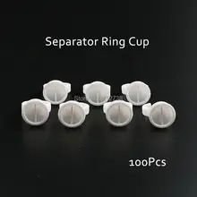 100 шт Большой размер одноразовый Перманентный макияж кольцо татуировки чернила татуировка бровей и губ держатель пигментов кольца контейнер/чашка разделены