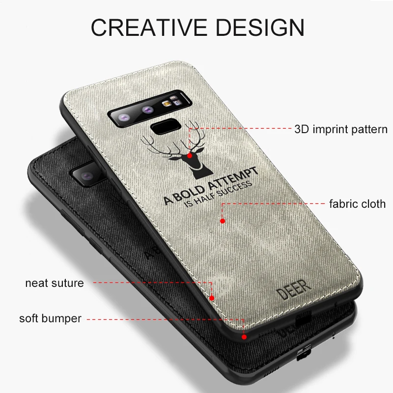 MAKAVO-For-Samsung-Galaxy-Note-9-Case-Retro-Fabric-Cloth-Texture-Soft-Cover-Anti-Sweat-Phone (2)