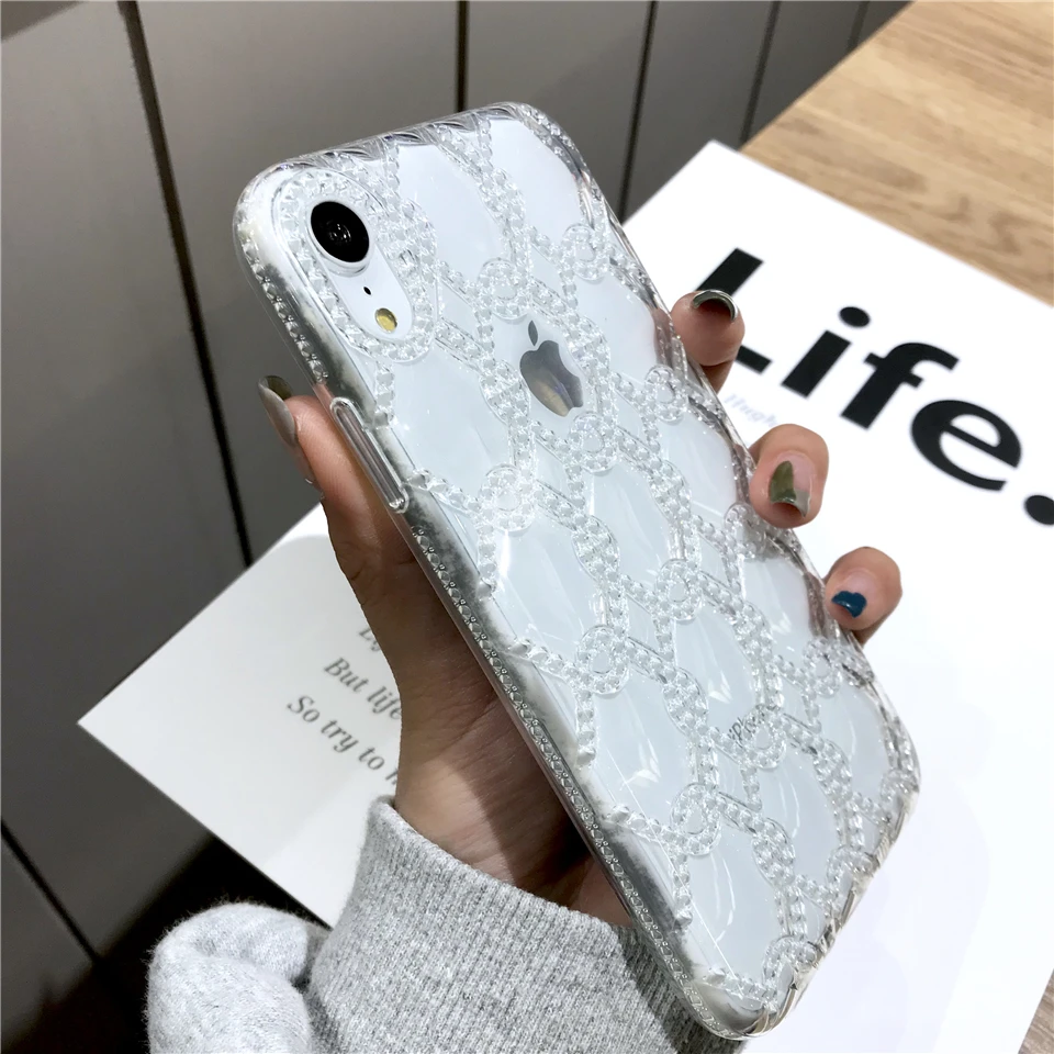Cute 3D Bee Pattern Case ON THE For iphone XS MAX 6s 7 8 Plus X TPU Soft Back Cover XR Phone Housing Protective |